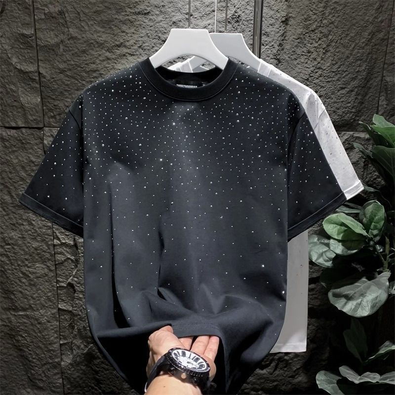 Trend fashionable men's short sleeve T-shirt