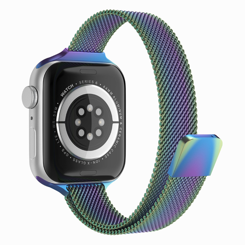 2024 Suitable for iwatch Series Full Size Metal Strong Magnetic Strap with Multiple Color Accessories High-quality Business Strap  (Non Watch)_voghion.com