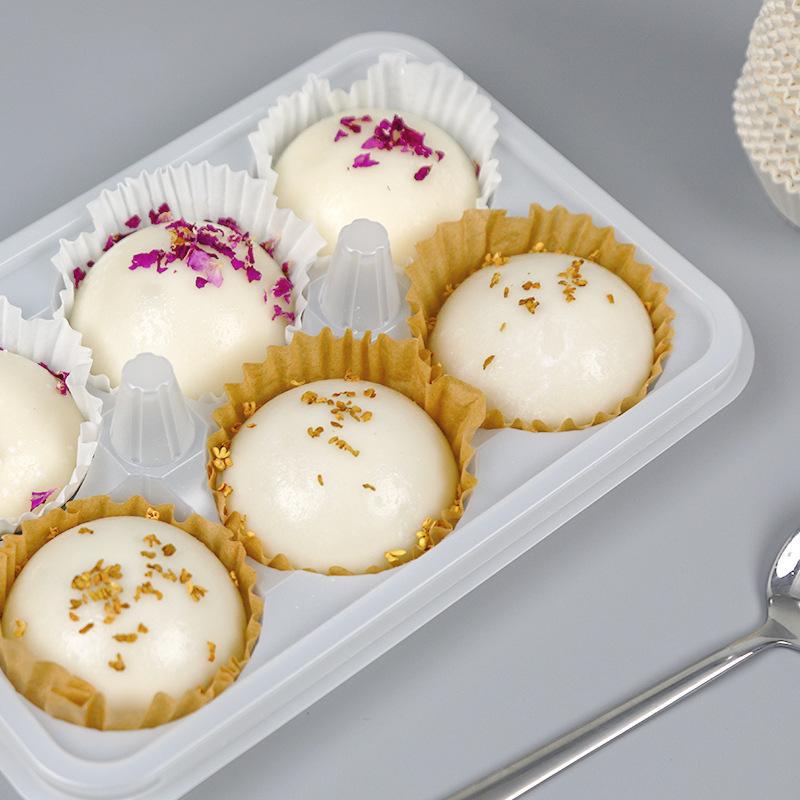 【Available for delivery in Xinjiang】Household disposable snow cake paper cups, small cake paper cups, green dumpling round high-temperature resistant household items