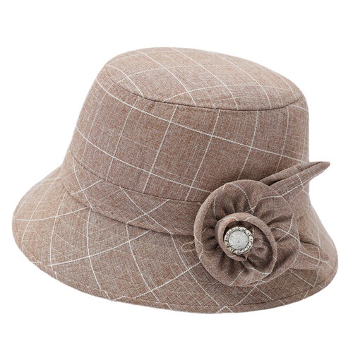 Ladies' single-hat for middle-aged and elderly women, grandmothers, spring and autumn thin elderly sun hat, summer grandmother, mother, fisherman's hat