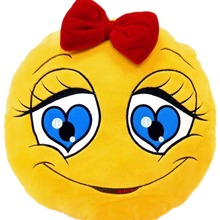 毛绒玩具QQ表情公仔滑稽表情抱枕靠垫创意卡通儿童礼品玩偶