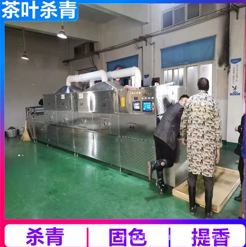 微波茶叶快速杀青机 多功能花茶玫瑰花杀青提色设备