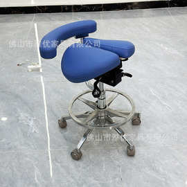 马鞍椅骑马椅牙科口腔座椅医生椅医用医院工作椅升降可调靠背转椅