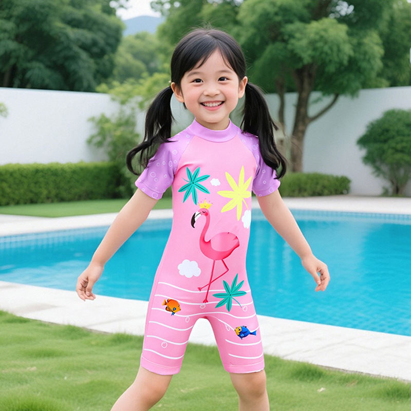 Trajes de baño para niños, niñas lindas, niños, niños, protección solar, confort, set de trajes de baño de primavera para niñas