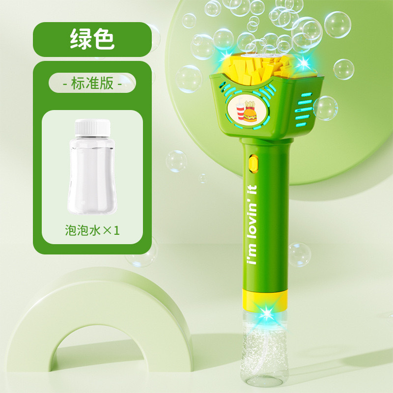 跨境新爆款网红吹泡泡棒全自动儿童礼物手持泡泡枪玩具批发摆地摊|undefined