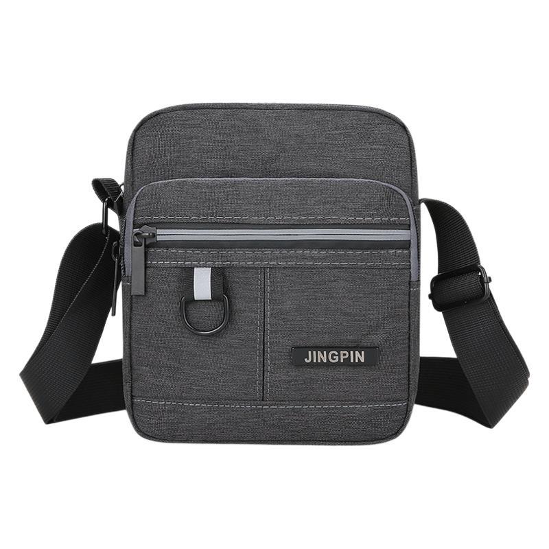 Mochila multibolsillo impermeable Oxford tela de hombro mochila casual multibolsillo unidireccional mochila pequeña