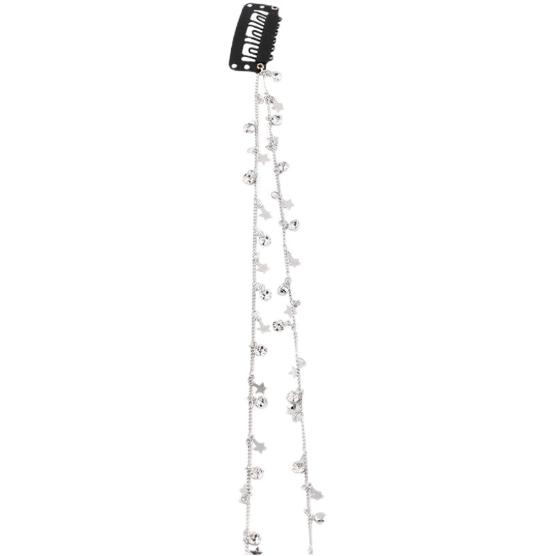 Tiktok popular Li Qin same style star hair chain braided hair headdress ponytail hair accessories hairpin female new one-piece delivery