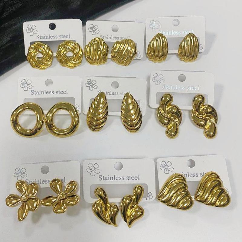 Cross-Border Tassel Earrings Popular in Europe and America, Stainless Steel Hydraulic Earrings, Vintage French Geometric Stud Earrings, Wholesale Earrings Cross-Border Tassel Earrings Popular in Europe and America, Stainless Steel Hydraulic Earrings, Vintage French Geometric Stud Earrings, Wholesale Earrings