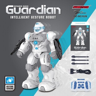 Cross-Border Remote Control Programmable Robot 2.4g Wireless Gesture Sensor Sound and Light Intelligent Voice Warning Model Toy
