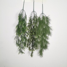 仿真绿植过江龙垂吊藤条配饰民宿酒店墙面圣诞装饰松树藤蔓壁挂花