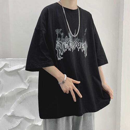 Heavyweight T-shirt for Men and Women, Design-Savvy, Niche, Summer Trend, Short-Sleeve, Streetwear Brand, High-End, American Style