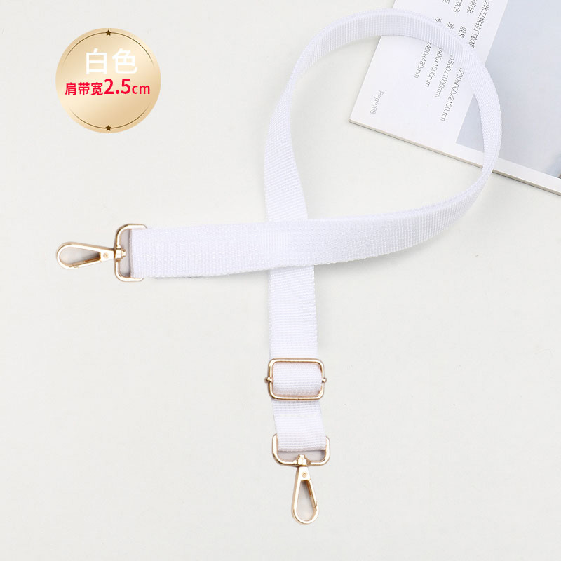 White (gold buckle)