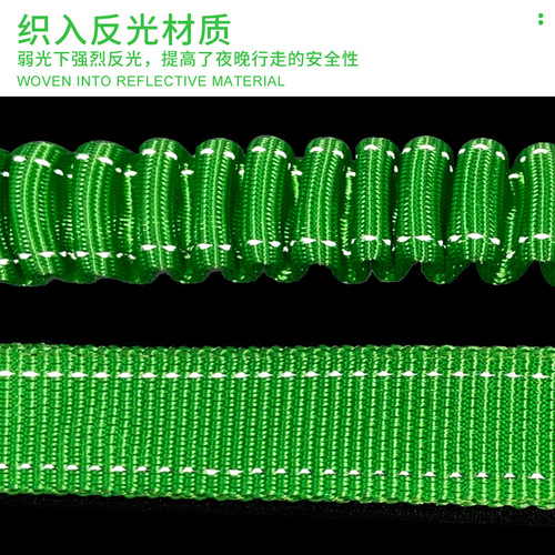 Amazon cross-border pet leash dog explosion-proof dog leash buffer retractable reflective dog leash wholesale