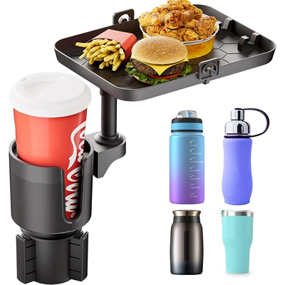 Car Tray Cup Holder Multifunctional Dinner Plate Water Cup Holder Storage Rack Car Snack Tray Tray Holder Water Cup Holder (Car cup holder/beverage holder) - car-water-cup-holder-dinner-plate