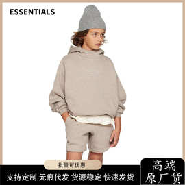 ESSENTIALS FOG 儿童款棉混纺针织连帽衫秋冬加绒休闲中小童装