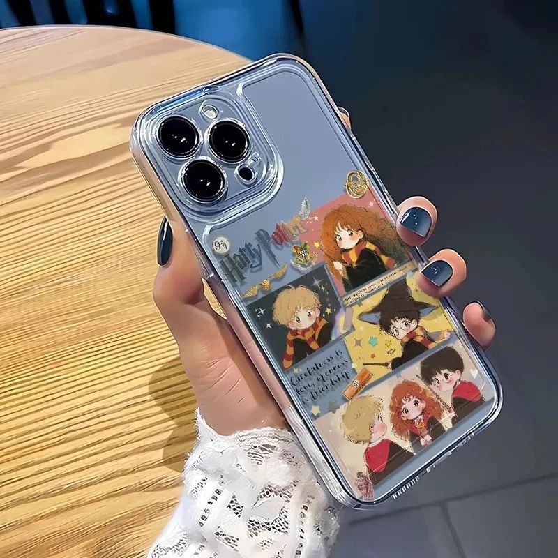 Harry Potter Is Suitable for Apple 17Air Mobile Phone Case Iphone16Pro Soft Case 15 Cute 14 New Style 13/X