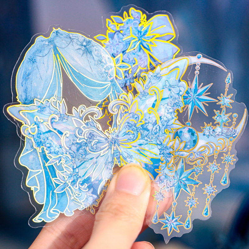 Paquete de pegatinas de tirado Serie Xiaobi Ga Cuentas manuales para estudiantes Material de bricolaje Película de corte Pegatinas de paisajismo 3D divertidas