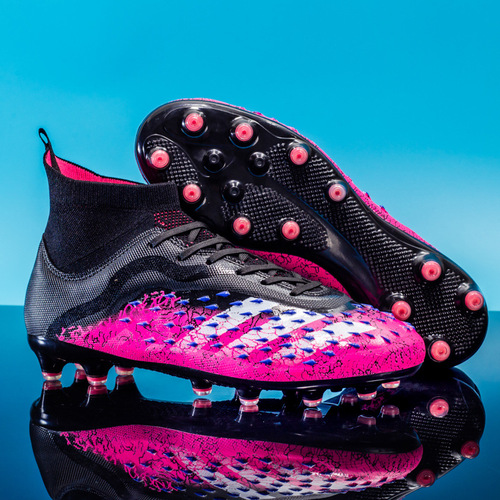 Cross-border high-top football shoes anti-slip AG long nail football shoes men's broken nail special training shoes wear-resistant football
