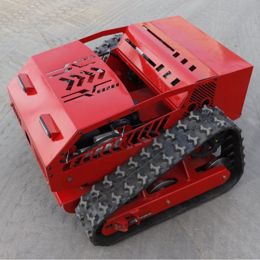 出口智能遥控微小型割草机 履带式果园剪草机 油电混动庭院剪草机