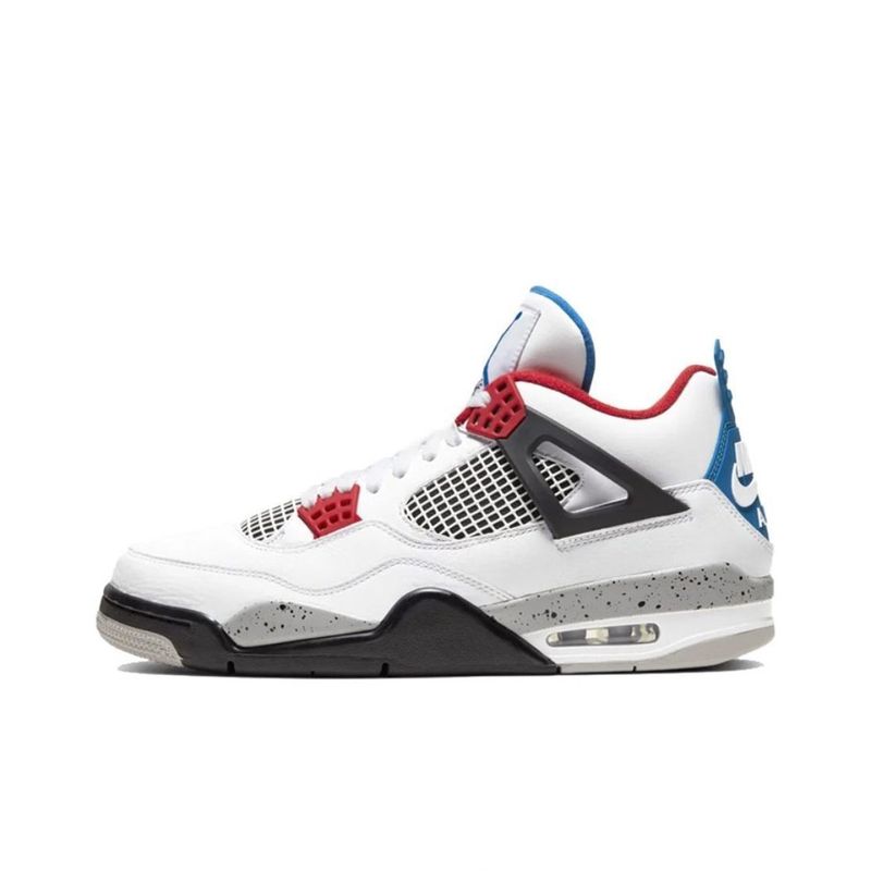 莆田靴ピュアオリジナル aj4 ホット溶岩スポーツシューズミッドナイトブルー電気母白セメント大パリ男性と女性のバスケットボールシューズ|undefined