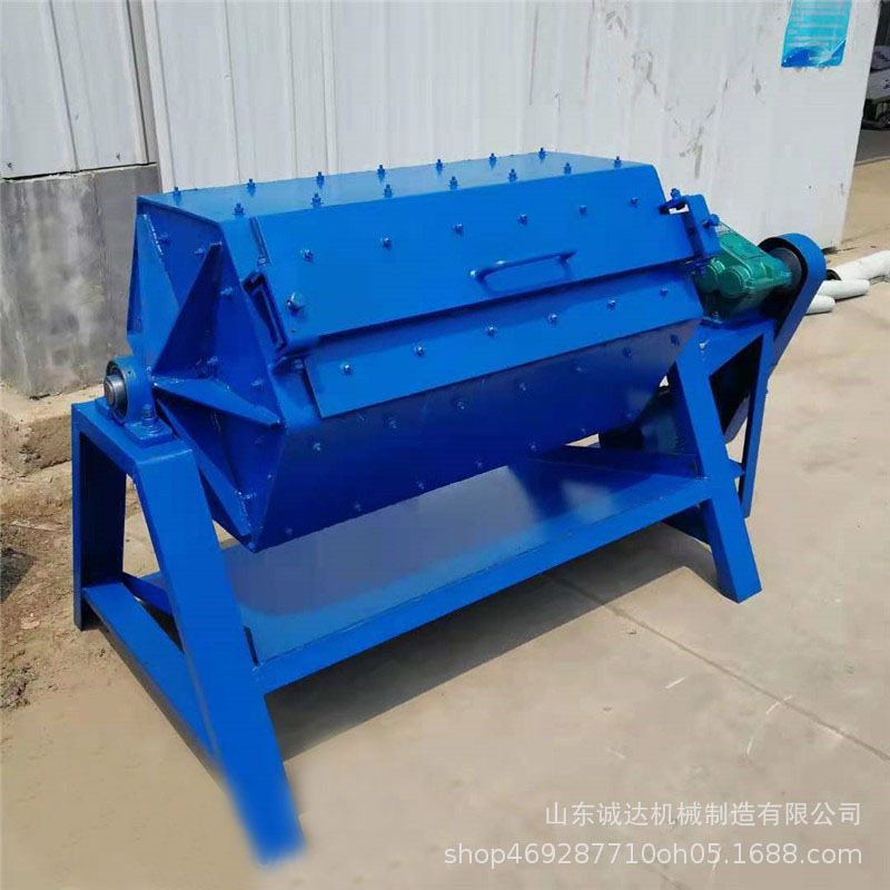 六角滚筒抛光机 五金打磨除锈机 去毛刺抛光除锈研磨机