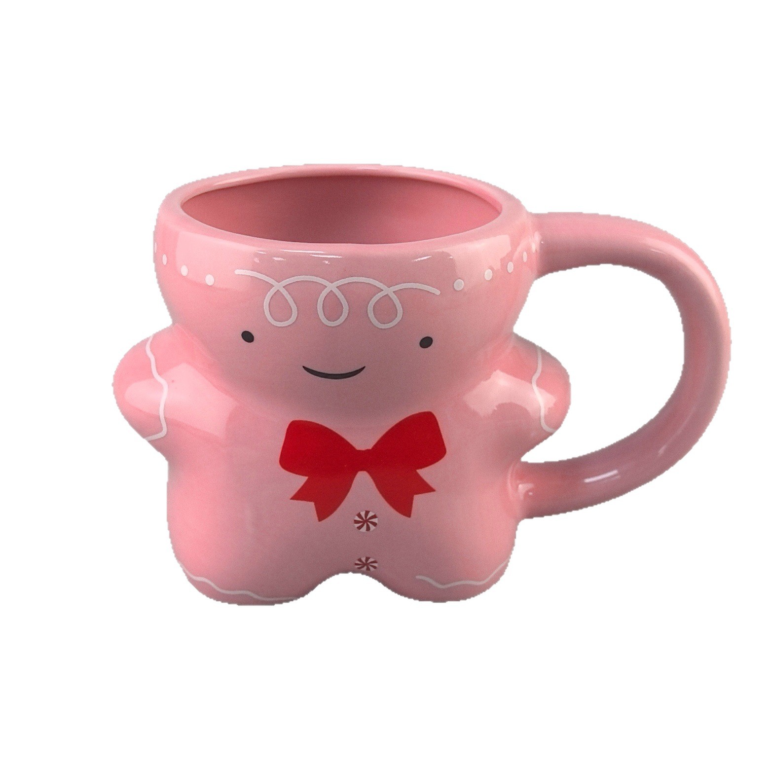 Navidad transfronteriza pan de jengibre hombre taza de cerámica taza de café lindo pan de jengibre man-made taza de marca taza de pareja taza de desayuno