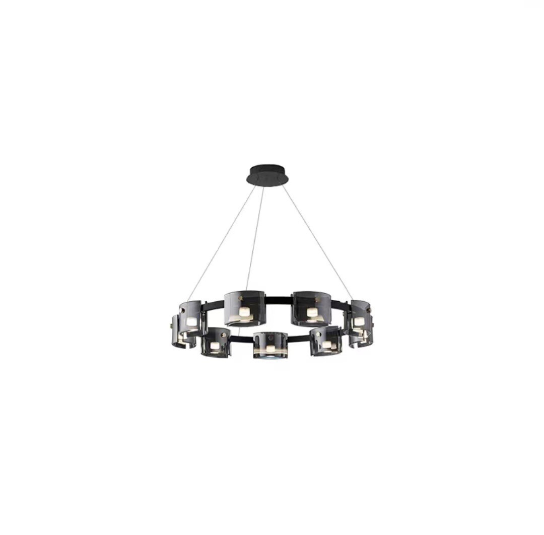 Italiano minimalista barra de vidrio largo lámpara de comedor de diseño moderno y minimalista barra de diseño nórdico lámpara de sala de estar creativa