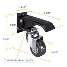 跨境电商专供工作台轮  2.5寸3寸可升降工作台轮家具轮，工具箱轮