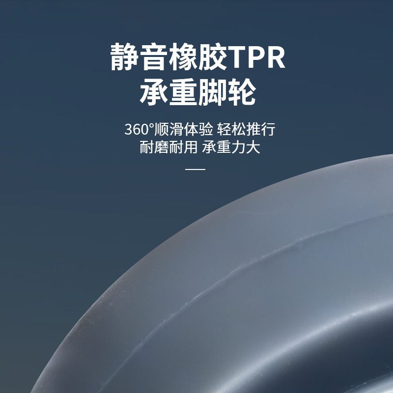重型杨5寸手推车单轴承防缠绕3寸4寸万向轮带刹车tpr平板车脚轮子|undefined