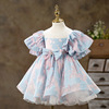 Female baby One year old full dress Princess Dress 2023 new pattern girl puff sleeve baby lovely birthday Pompous skirt