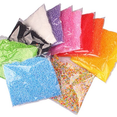 Рыбалка Paulong Bubble Color Granules Granules Filler Wedding Decoration Diy Materials Slime