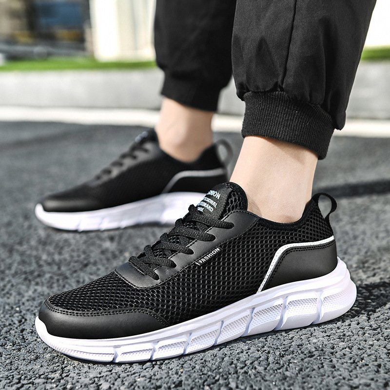 Cheap Cross-border Large Size Men's Shoes Summer Breathable Lightweight Korean Fashionable Running Shoes Men's Mesh Sports Casual Shoes Cheap Cross-border Large Size Men's Shoes Summer Breathable Lightweight Korean Fashionable Running Shoes Men's Mesh Sports Casual Shoes