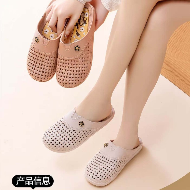 2026 Trending Slip-On Women's Shoes for Export, Non-Slip, Fashionable, Versatile, Half-Covered Women's Slippers, Wholesale from Manufacturer