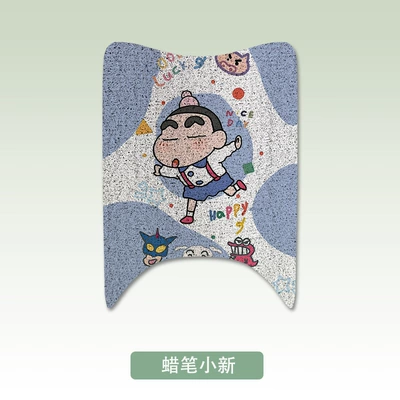 Electric vehicle foot mat: Electric Scooter Foot Mat - crayon-shin-chan-yadi-modern-bloom-35607080-m-special-floor-mats