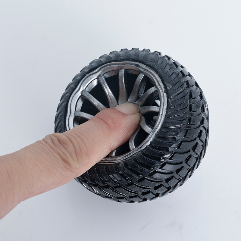 Luminous elastic ball 2024 New decompression toy creative three-dimensional simulation wheel shape round hollow squeeze ball Luminous elastic ball 2024 New decompression toy creative three-dimensional simulation wheel shape round hollow squeeze ball