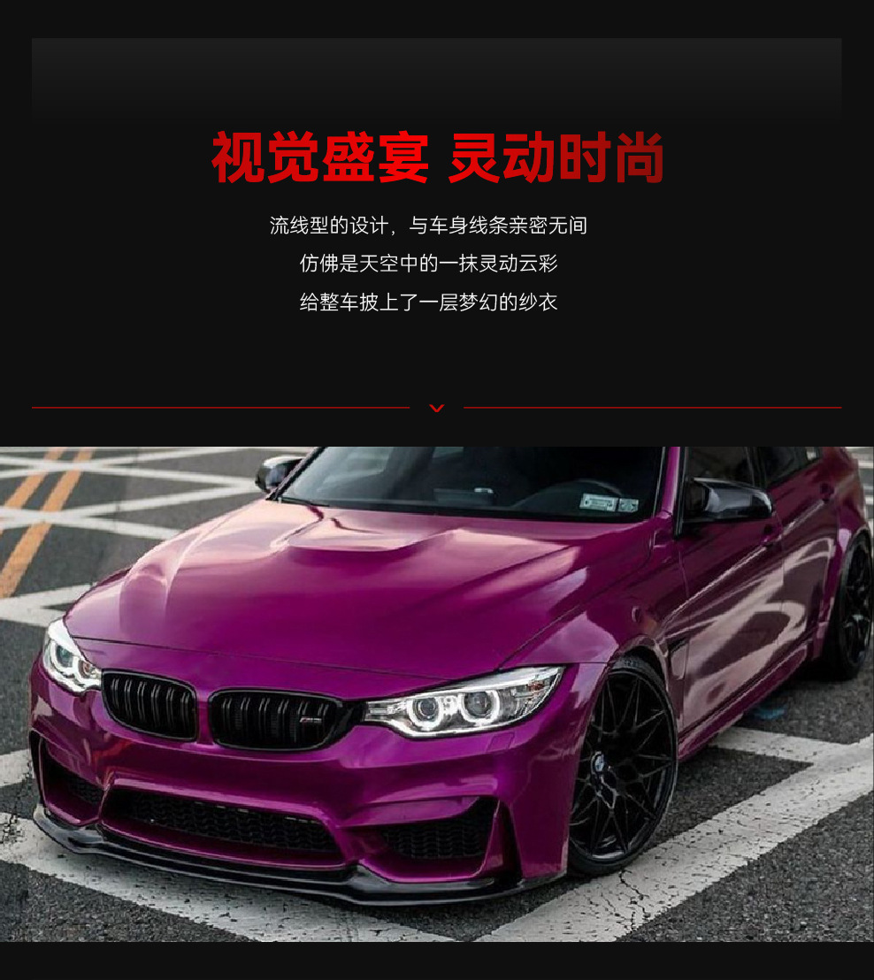 Suitable for 2015-2020 Bmw Bmw 3 Series 4 Series M3 M4 F80 F82 F83 Front Lip Front Shovel Cross-Border Modification