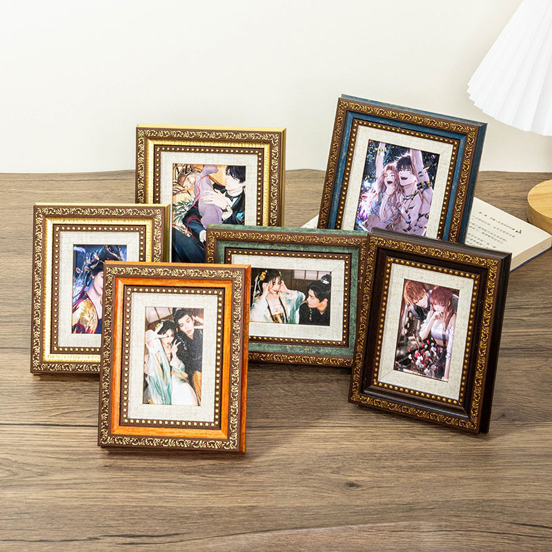 Zuo Ran Anime European Retro Photo Frame Display Nostalgic Unfinished Event Notebook Companion Photo Frame Series 6inch Picture Frame Zuo Ran Anime European Retro Photo Frame Display Nostalgic Unfinished Event Notebook Companion Photo Frame Series 6inch Picture Frame