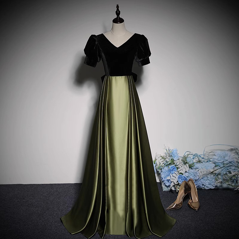 (Clearance) Choir Conductor Performance Costume Stage Host Long Dress Poetry Recitation Competition Banquet Evening Dress (Clearance) Choir Conductor Performance Costume Stage Host Long Dress Poetry Recitation Competition Banquet Evening Dress