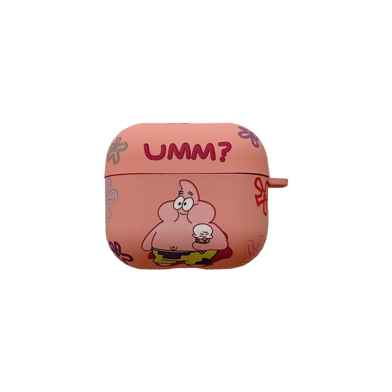 Silicone soft shell-pink stars
