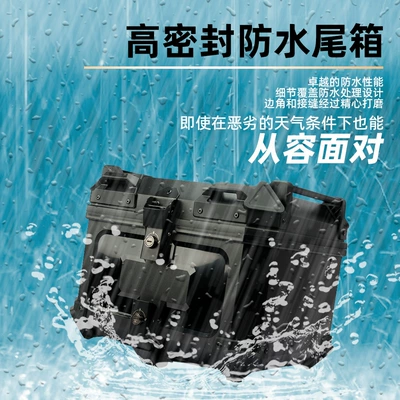 Motorcycle trunk: Waterproof Quick-Release Anti-Collision Large-Capacity