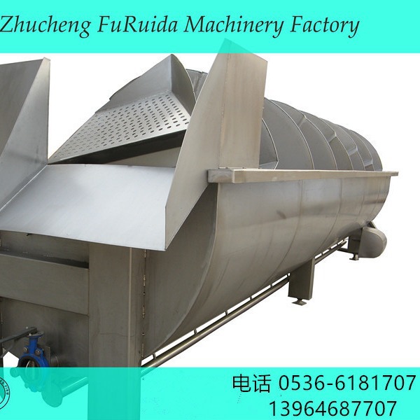 供应鸡鸭螺旋预冷机 禽类屠宰流水线预冷水池设备