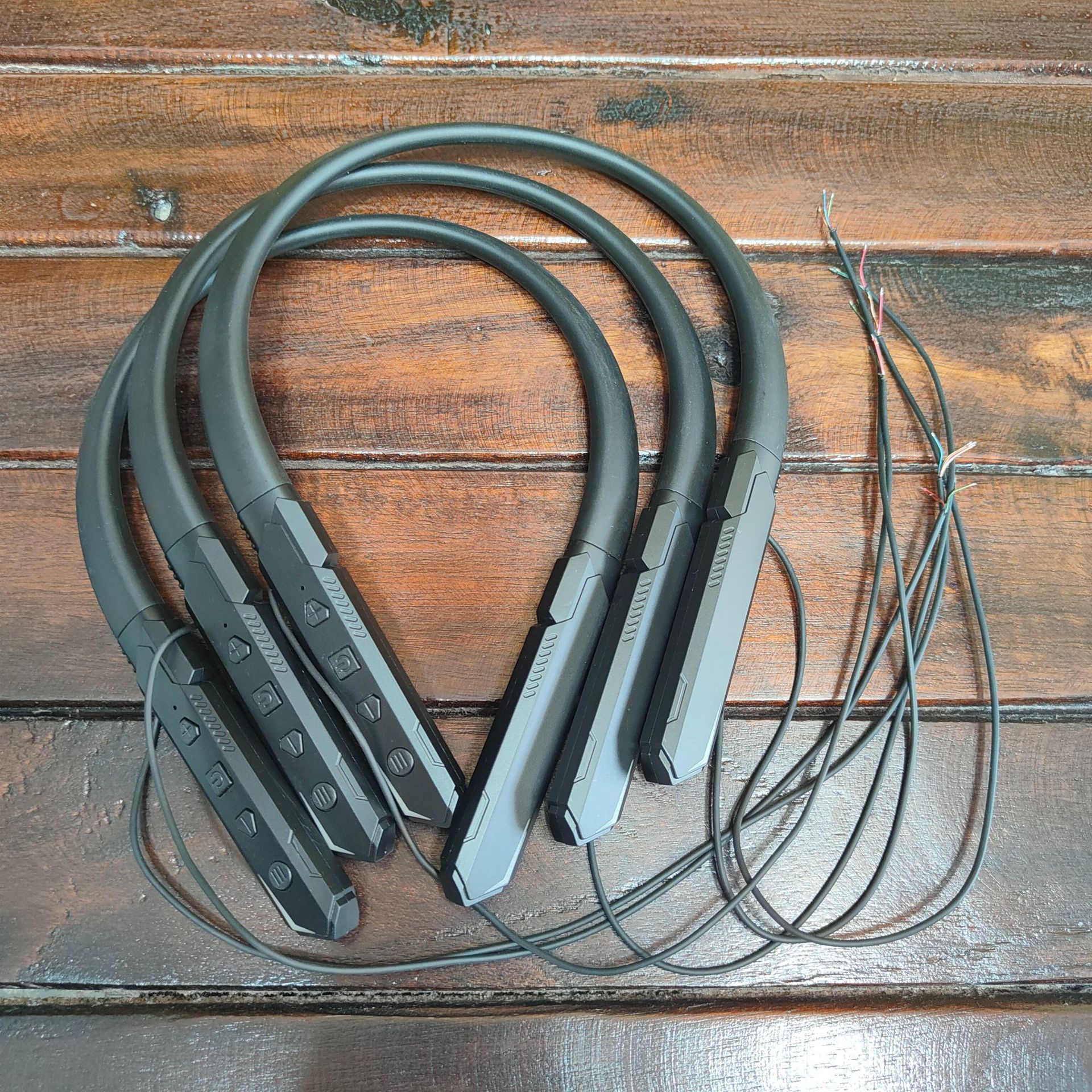 DIY-EQ-Einstellung mit Atemlicht TF-Kartenpuffer hängender Nacken Bluetooth drahtloser Stereo-Kopfhörer Zubehör Halbfertigprodukt