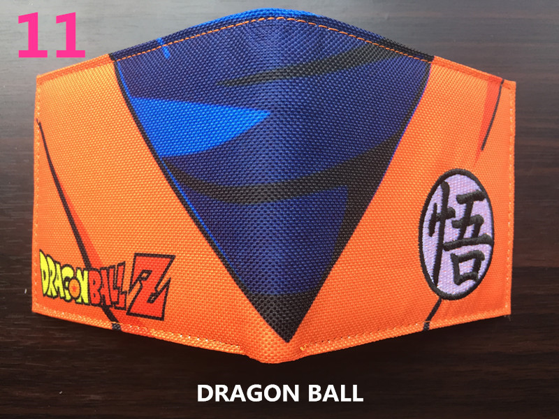 Anime Dragon Ball periférico dinero corto wukong Wu palabra estudiantes masculinos y femeninos corto monedero titular de la tarjeta en stock