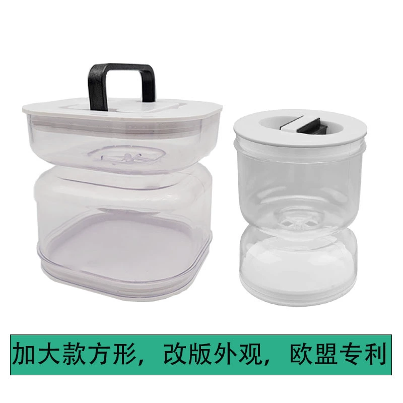 Трансграничная новая кухонная сухая и влажная сепарация Pickle Jar сухой и влажный дозатор песочные часы Jar пузырьковая банка для огурцов