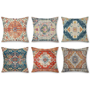 Amazon hot new bohemian pillowcase Turkish retro ethnic style Persian bed & breakfast cushion pillowcase