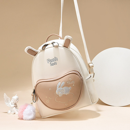 One-piece drop-shipping women's backpack  autumn and winter Korean version trendy new versatile women's bag ladies bag large capacity large backpack