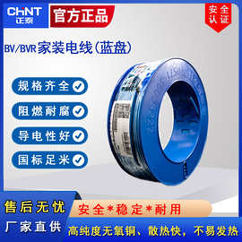 正泰电线电缆家用家装ZC-BV/BVR-2.5/4/6平方国标铜芯电线100米