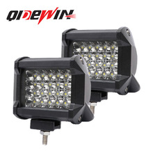 汽车LED工作灯 4英寸4排72w 工作灯聚光车顶灯 汽车LED长条灯