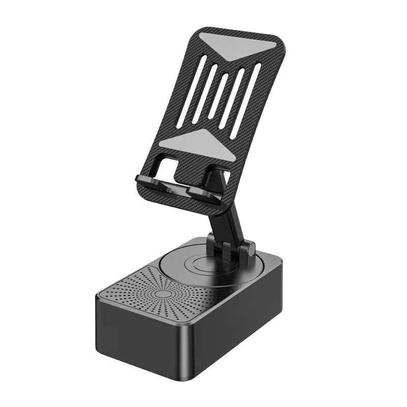 Douyin ホットセール新しい Bluetooth スマート回転携帯電話ホルダー Bluetooth スピーカー充電宝物スリーインワン携帯電話ホルダー|undefined