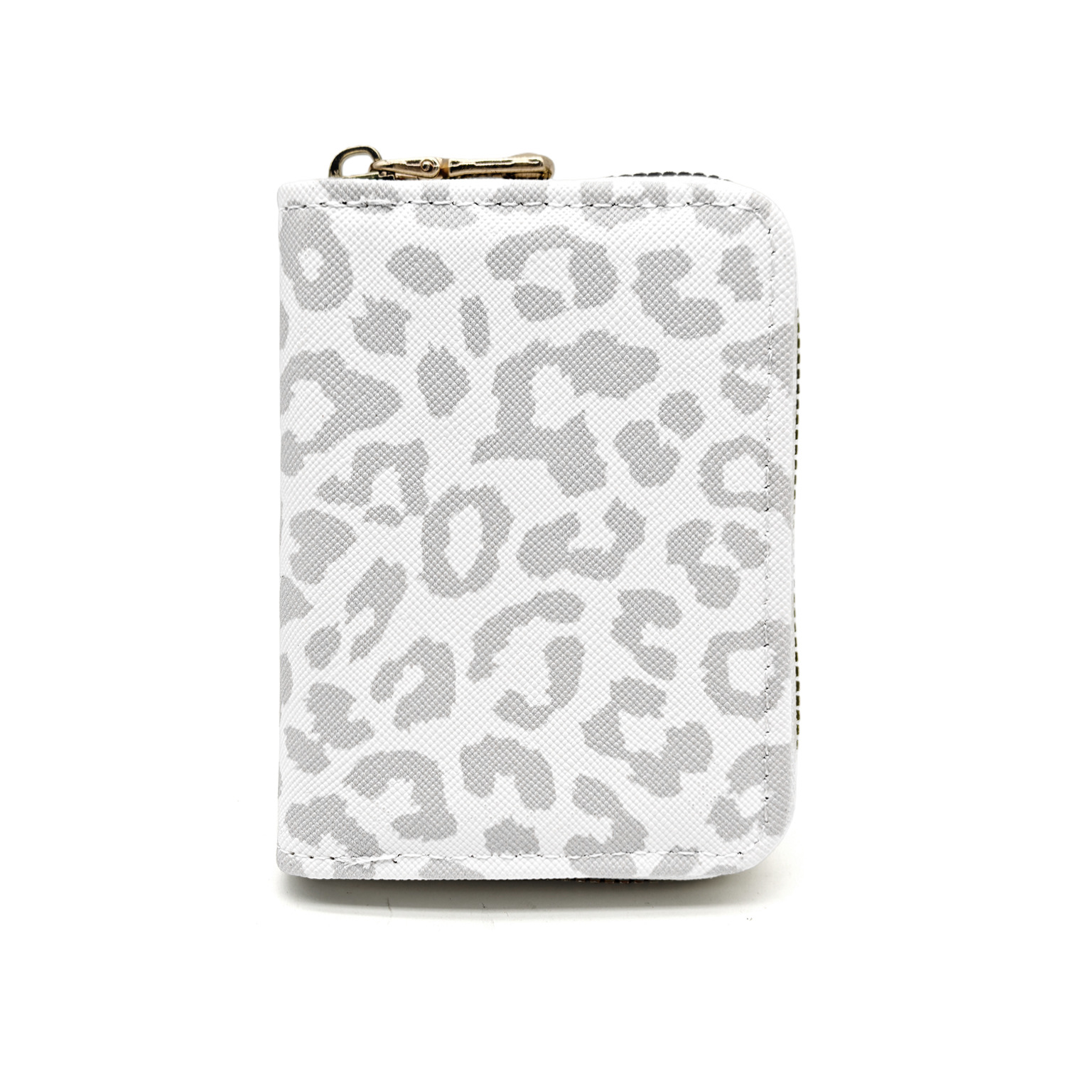 Tarjetero con Estampado de Leopardo para Mujer, Gran Capacidad, Multifuncional, Tarjetero para Tarjetas de Crédito, Cartera con Cremallera de Alta Gama para Hombre
